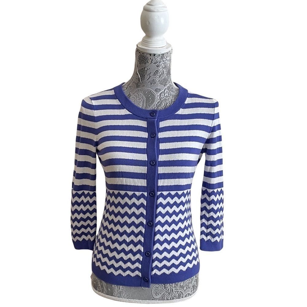 KATE Spade New York Shirley Sweater Striped Cardigan Size Small